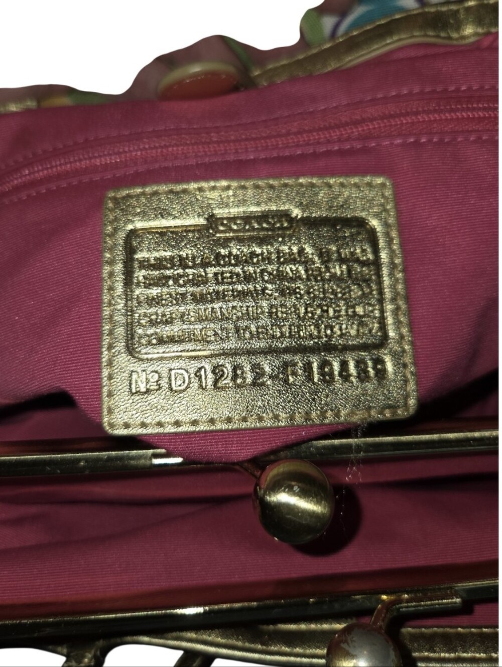 Coach Poppy Kiss Lock Shoulder Bag - Picture 3 of 11